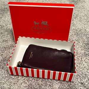 COACH Purple Wristlet Wallet